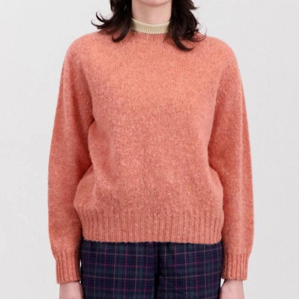 Howlin' by Morrison ForeverNeverMore Virgin Wool Sweater S Coral Cabincore